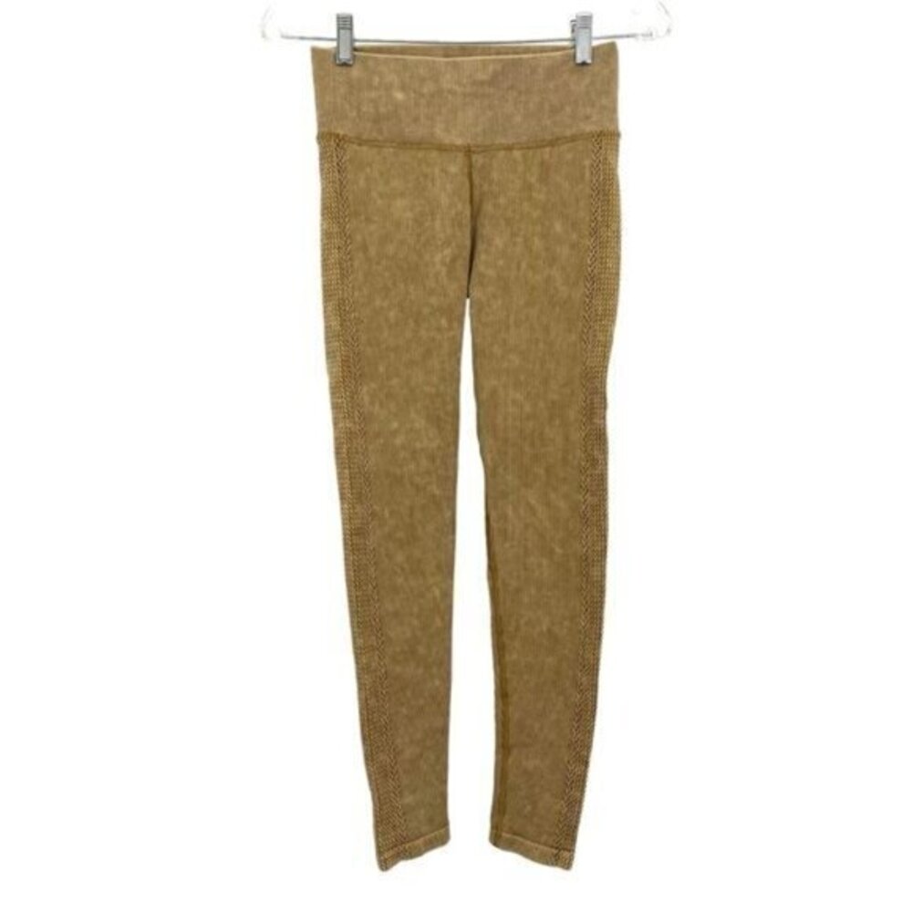 Offline by Aerie Big Chill Seamless Ribbed Leggings Taupe